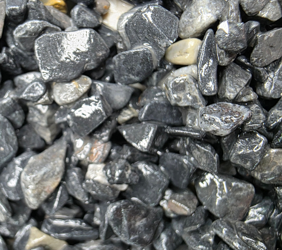 Covor de piatra cul Negru Poly (37.75kg)